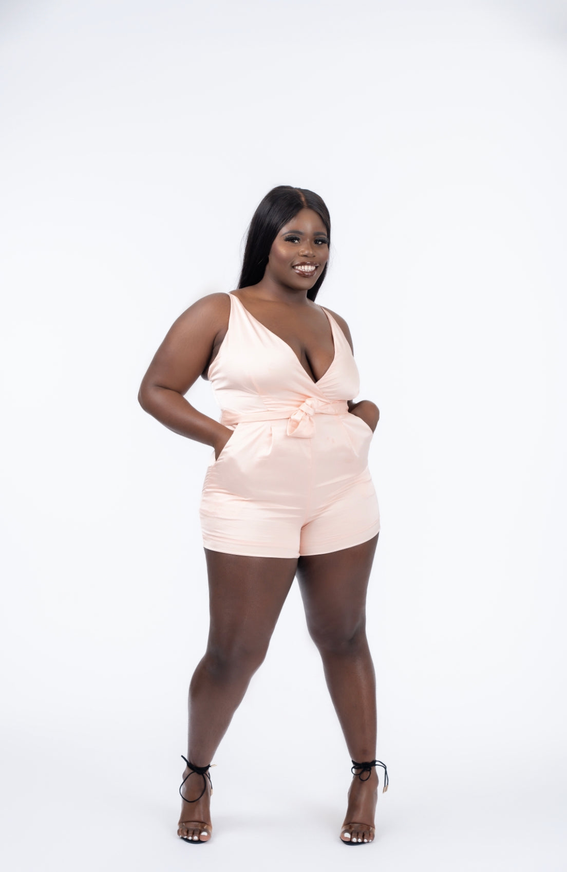 Satin Romper